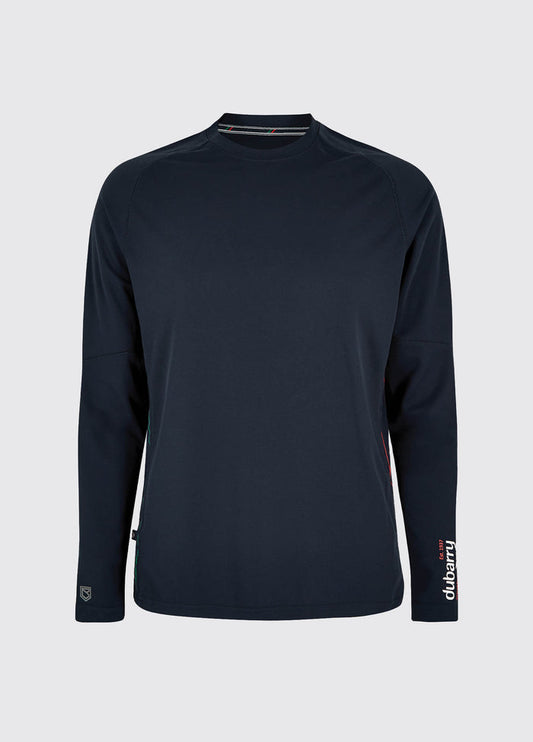 Ancona Mens Long-Sleeved T-Shirt - Navy