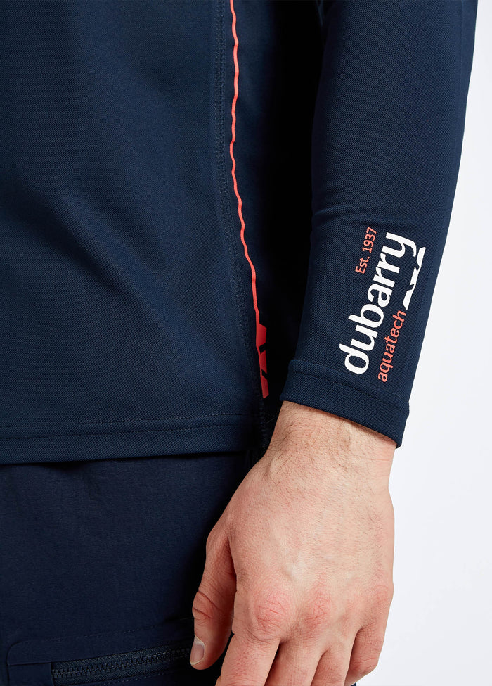 Ancona Mens Long-Sleeved T-Shirt - Navy