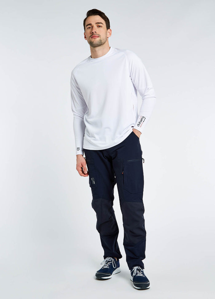 Ancona Mens Long-Sleeved T-Shirt - White