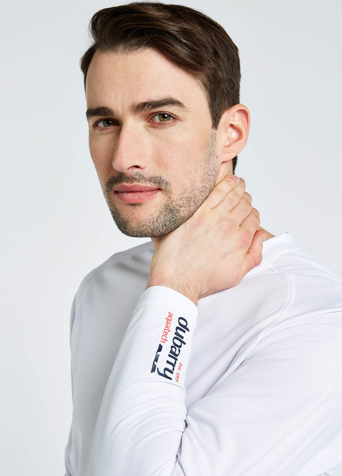Ancona Mens Long-Sleeved T-Shirt - White
