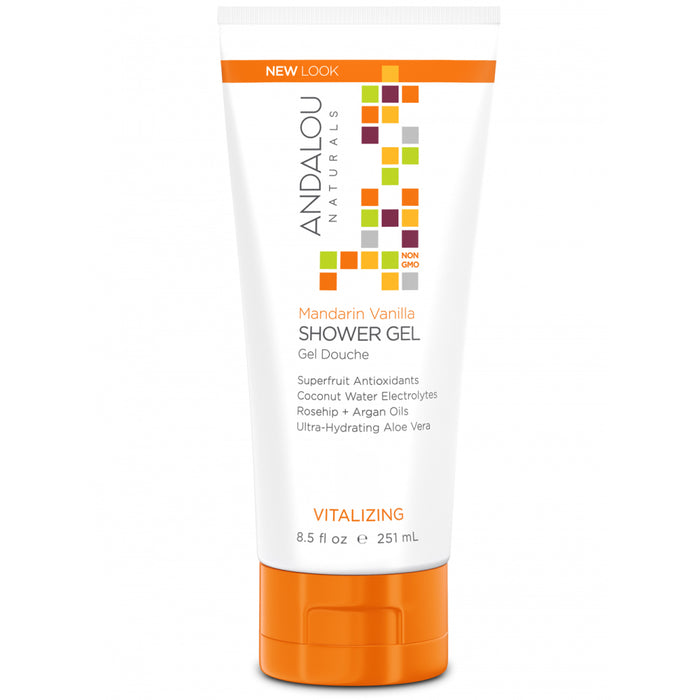 Andalou Naturals Vitalizing Mandarin Vanilla Shower Gel 251ml