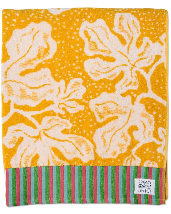 ANNA SPIRO ELSTERNWIG FIG TERRY BATH SHEET from the amazing range of Kip & Co