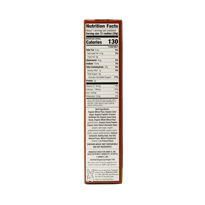 Annie's Organic Bunny Grahams Chocolate 213g