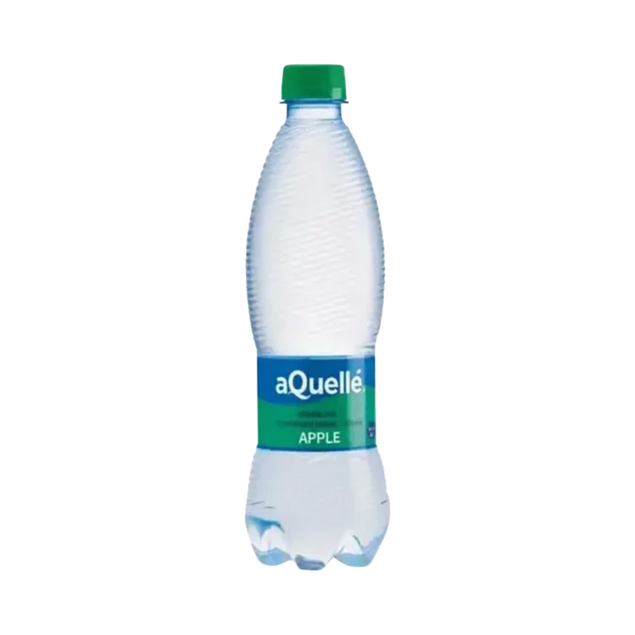 aQuellé Apple Flavoured Sparkling Water 500ml single bottle