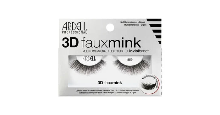 Ardell 3D Faux Mink Lashes #859 (Black)