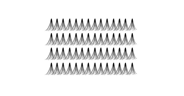 Ardell Knotted Double Up Individual Lashes Black Long