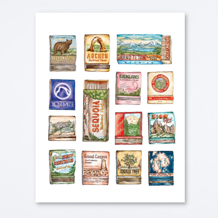 National Parks Collage / 8 x 10