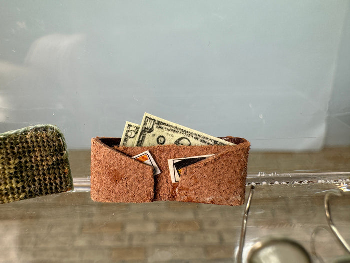 Artisan Lucy Iducovich Handmade Wallet & Glasses And Case Set Needlepoint