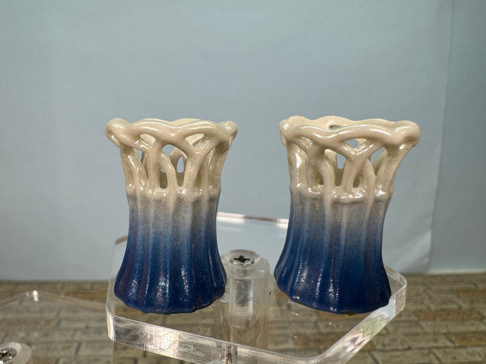 Artisan Vince Stapleton Handmade Pair Of Flower Vases