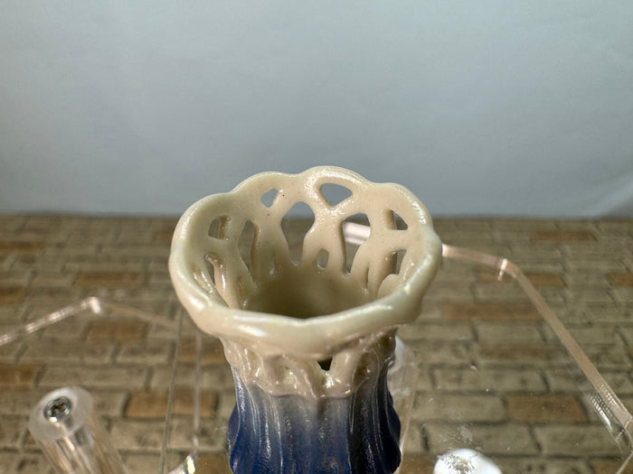 Artisan Vince Stapleton Handmade Pair Of Flower Vases
