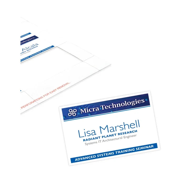 Avery 05390 Name Badge Inserts for Laser and Inkjet Printers, 2-1/4 x 3-1/2