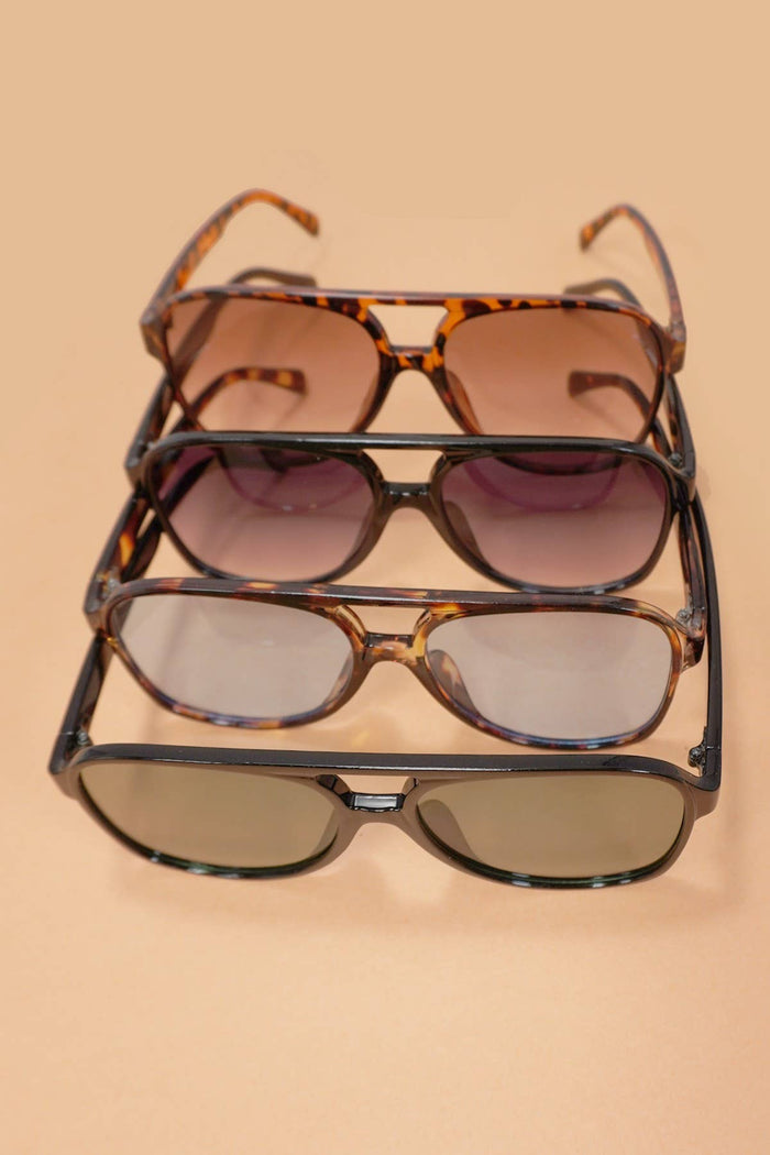 AVIATION ACETATE ASSORTED SUNGLASSES | 40SG815-12 Pack