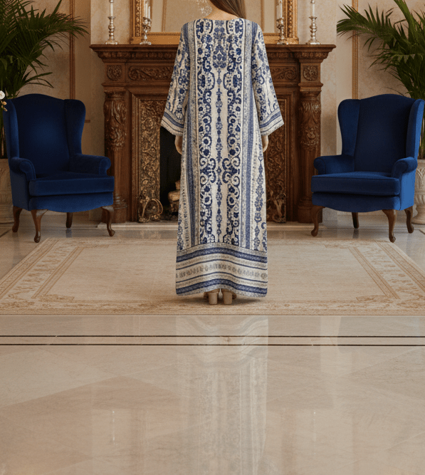 💙 Azure Heritage Kaftan