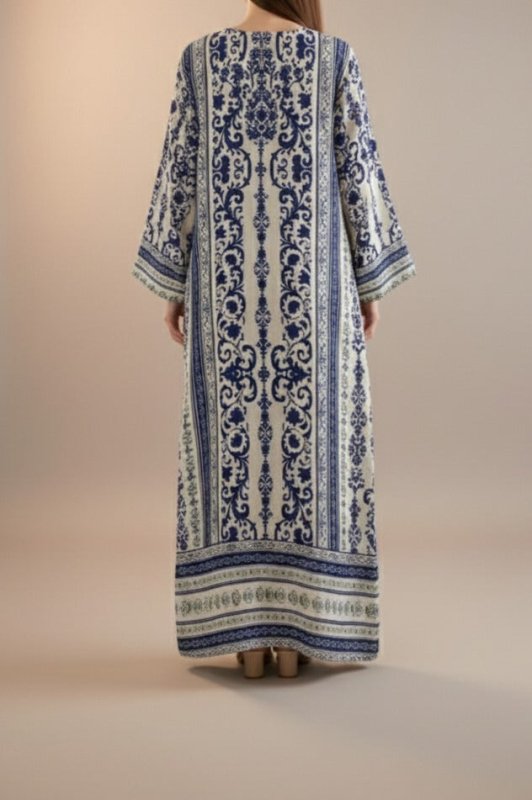 💙 Azure Heritage Kaftan