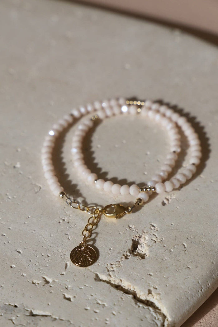 B1242G Bracelet-Blush Aura Wrap