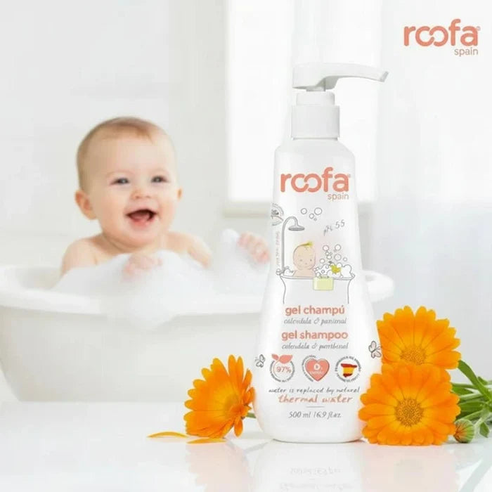 Baby Gel Shampoo with Calendula & Panthenol for Sensitive Skin – 500ml