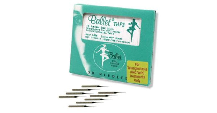 Ballet Needle #3 For Telangiectasia (50/Box)