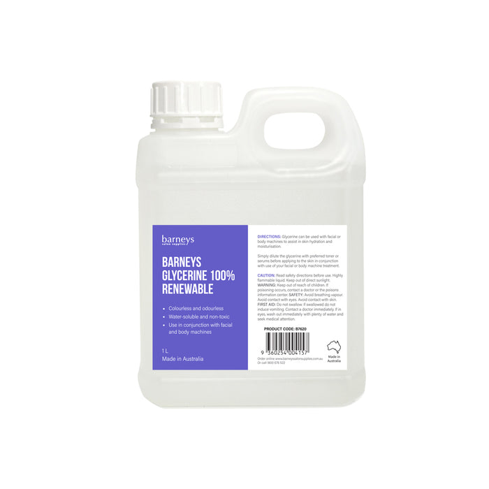 Barneys Glycerine 100% Renewable - 1 Litre