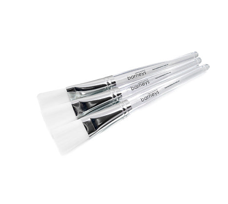 Barneys Professional Facial Mask Brush - Clear Handle