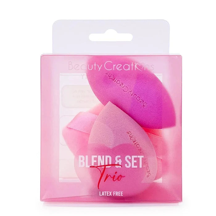 Beauty Creation - Blend & Set Trio Latex Free (W - E - 02) - TRUECOLOR WHOLESALE