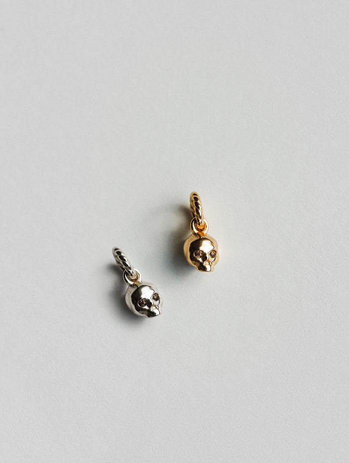 Bejeweled Skull Charm