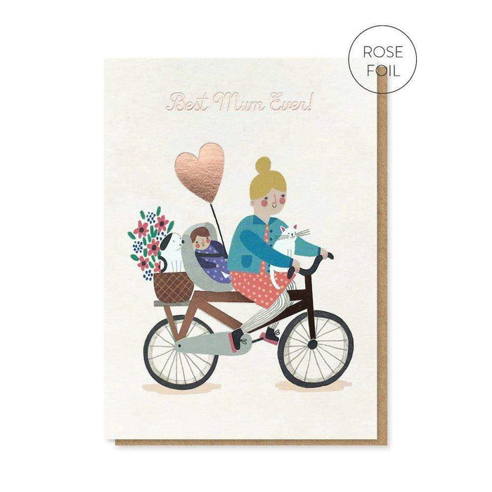 Best Mum Ever Greetings Card Stormy Knight &Keep