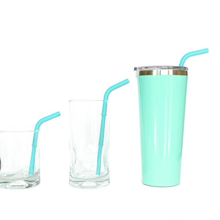 Big Bee, Little Bee Build-a-Straw Reusable Standard Silicone Straw - Rainbow