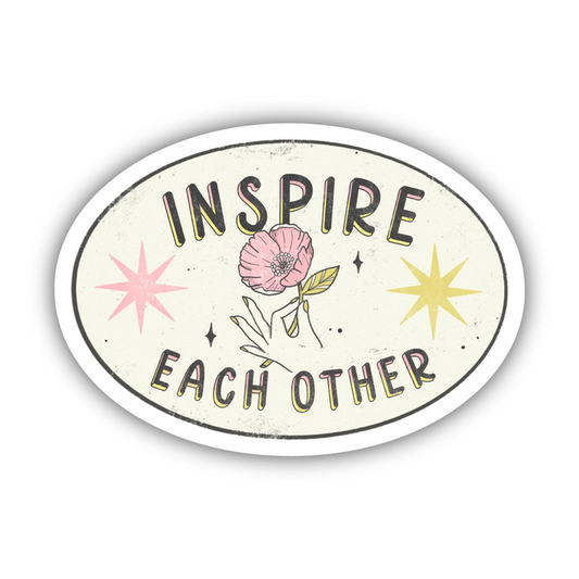 Big Moods 'Inspire Each Other' Vinyl Sticker