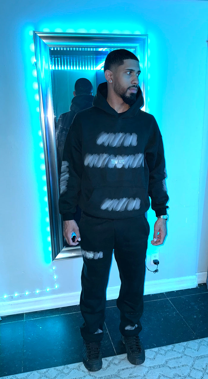 BLACK TEMP HOODIE