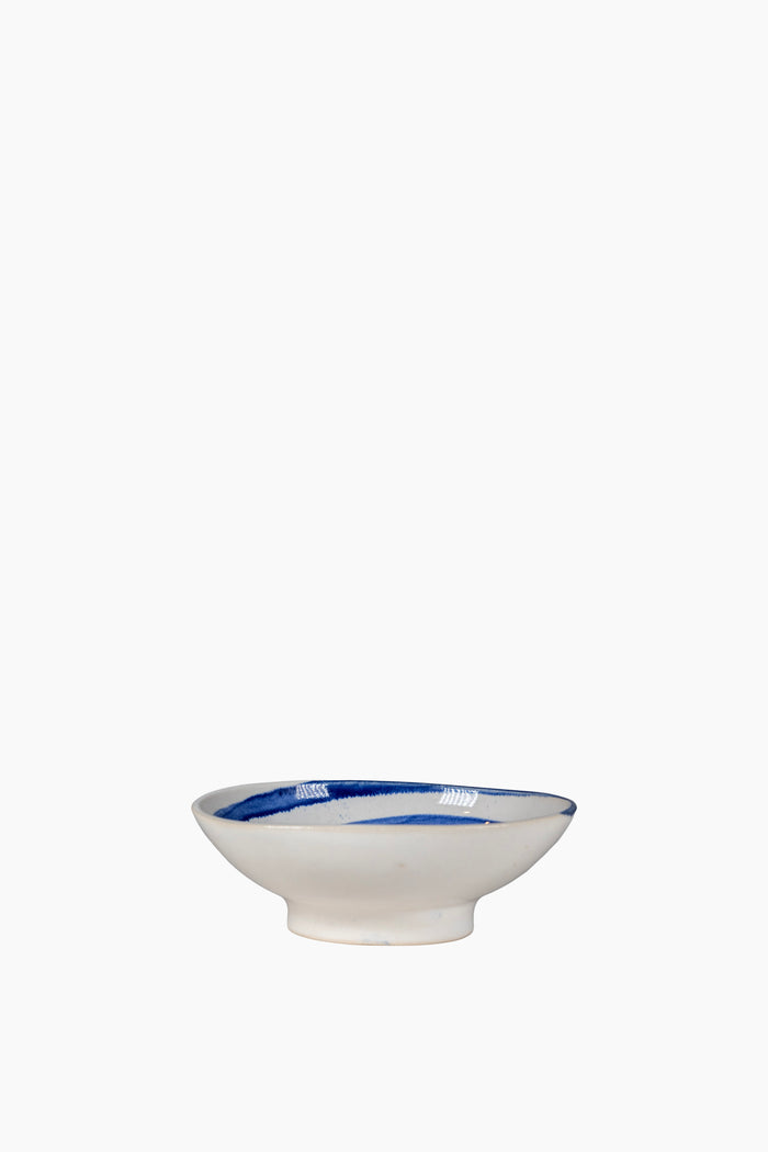 Blue Spiral Soap Dish