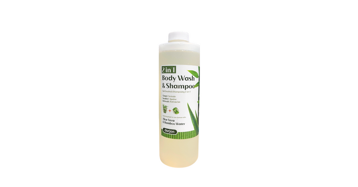 Body Wash and Shampoo with Aloe Vera and Bamboo Water (500ml)