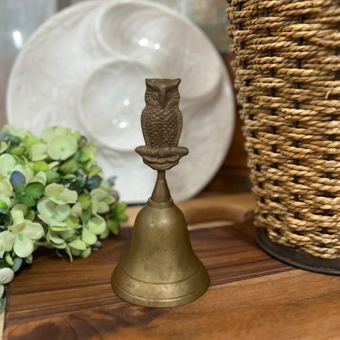 Brass Owl Bell