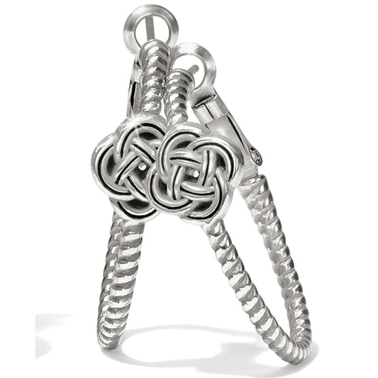 Brighton - Interlok Knot Rope Hoop Earrings