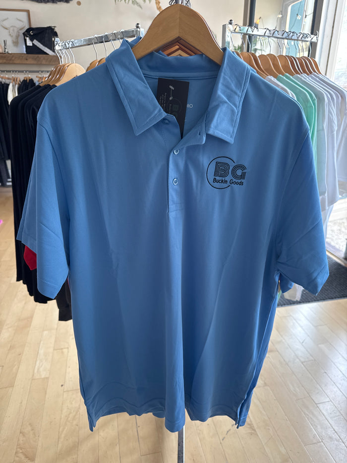 Buckin Good Polo in Blue