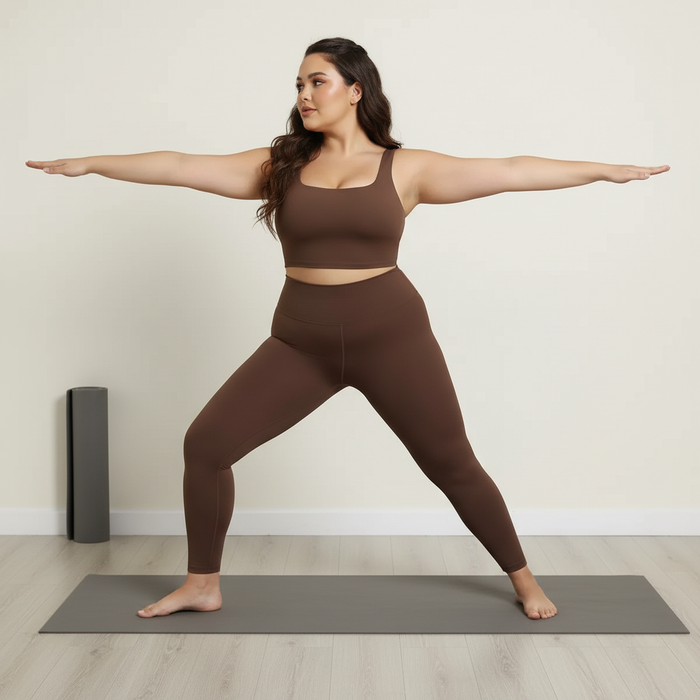 Buttery Soft 2-Piece Yoga Set - High-Stretch Sports Bra & High-Waisted Leggings Combo