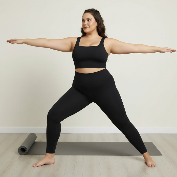 Buttery Soft 2-Piece Yoga Set - High-Stretch Sports Bra & High-Waisted Leggings Combo
