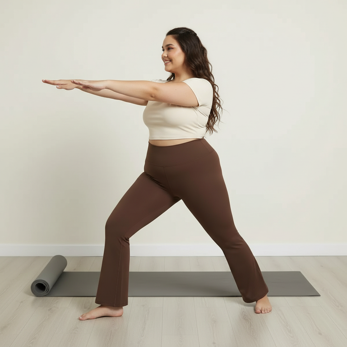 Buttery Soft High-Waisted Flare Yoga Pants - Adaptive Fit Bootcut Leggings