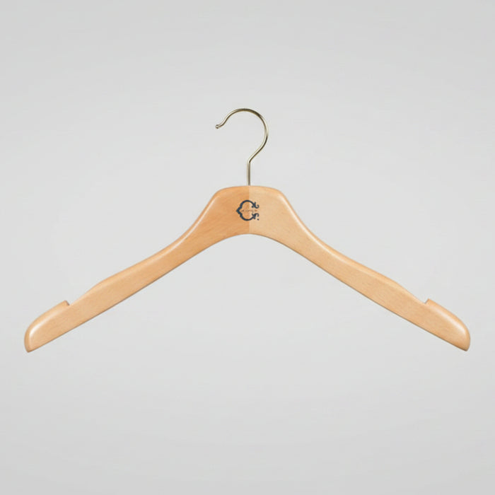 C-Wonder Thick Wooden Hangers – Single, 3-Pack & 5-Pack