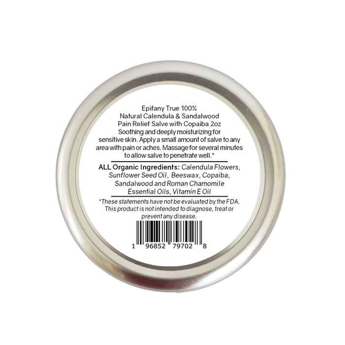 Calendula Oil 2oz and Calendula Sandalwood Salve with Copaiba Bundle 2oz