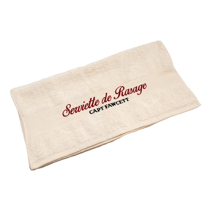 Captain Fawcett's Luxurious Shave Towel barberhåndkle - Stor