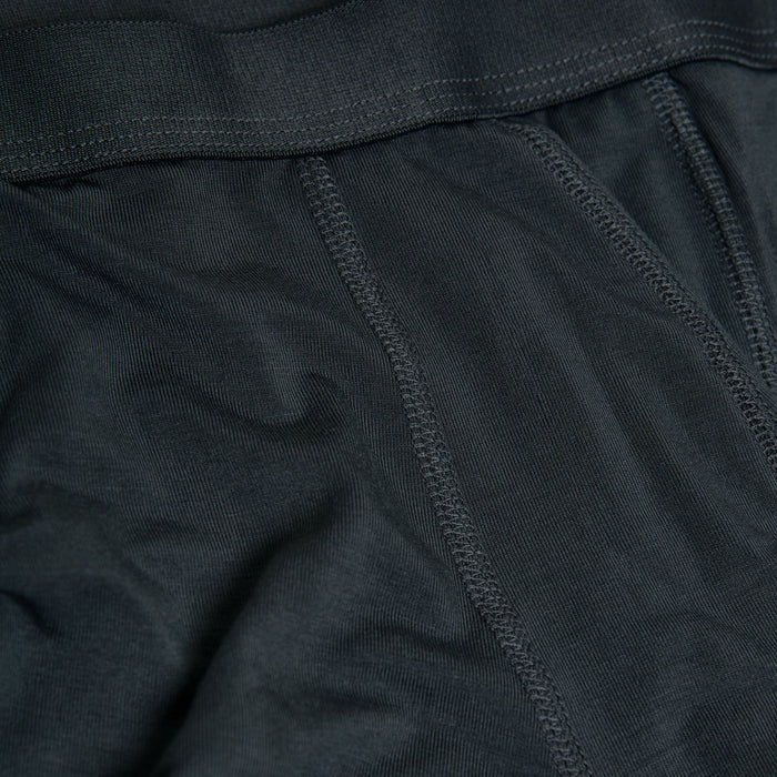 Carbon Boxer Trunks 12-Pack with stretch fabric and elastic waistband.