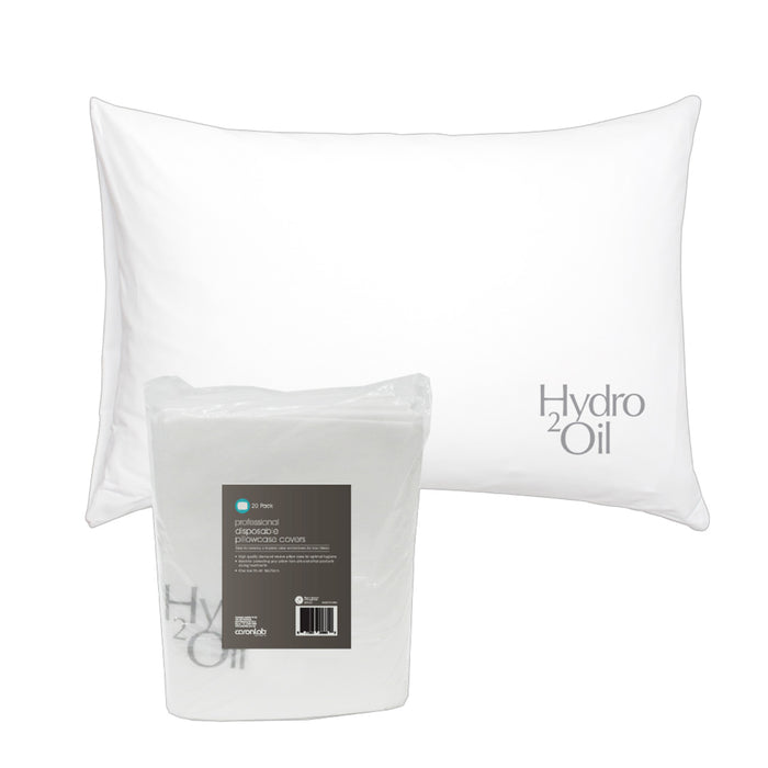 CaronLab Disposable Pillow Case Cover - 20 Pack