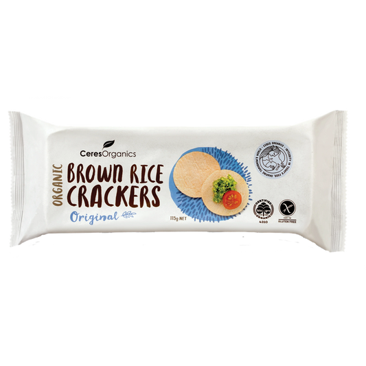 Ceres Organics Brown Rice Crackers Original - 115g - L'Organic