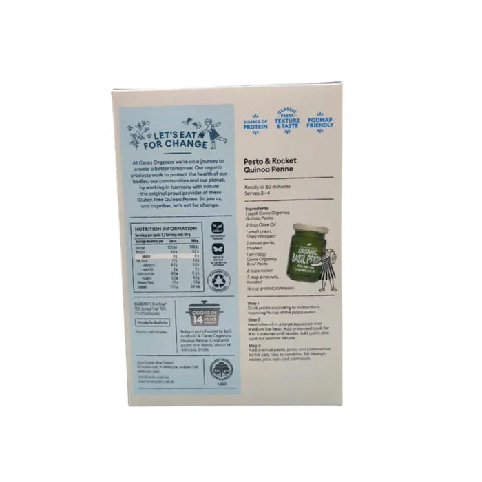 Ceres Organics Quinoa Rice Penne - 250g - L'Organic