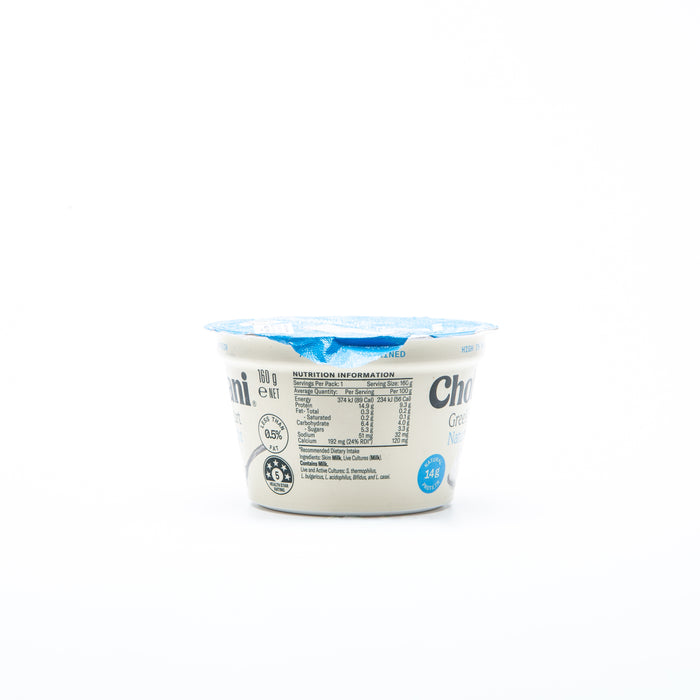 Chobani Natural Light Greek Yogurt 160g