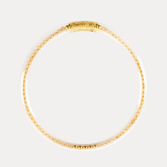 Citrine Luxe All Weather Bangle | BuDhaGirl