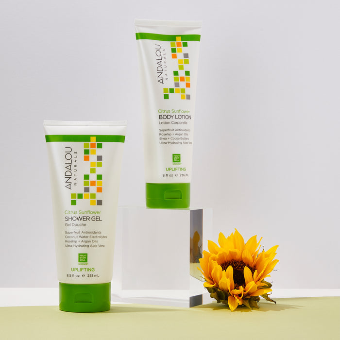 Citrus Sunflower Uplifting Body Lotion - Andalou Naturals US