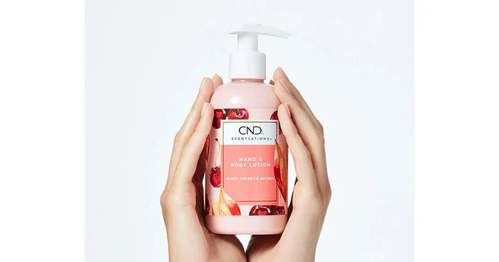 CND Hand & Body Lotion - Black Cherry & Nutmeg (245ml/8.3oz)