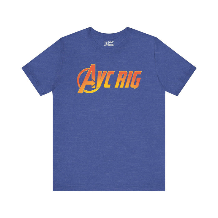 Comic Hero Unisex Jersey Tee - Super Hero Protector Team Up AVC Rig Theme
