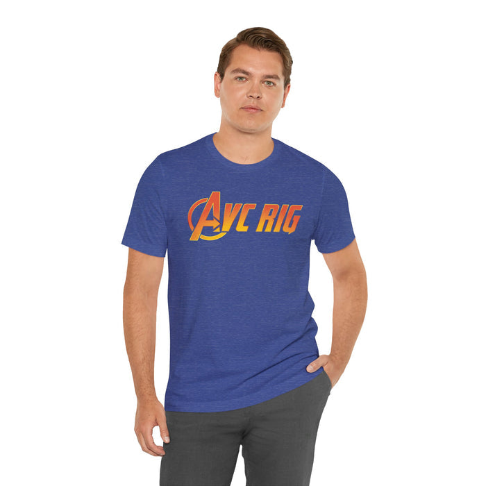 Comic Hero Unisex Jersey Tee - Super Hero Protector Team Up AVC Rig Theme